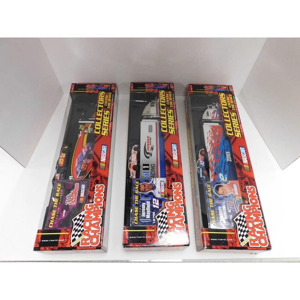 Racing Champions Lot Of 3 Collectors Series Nascar Chase The Race New MM74